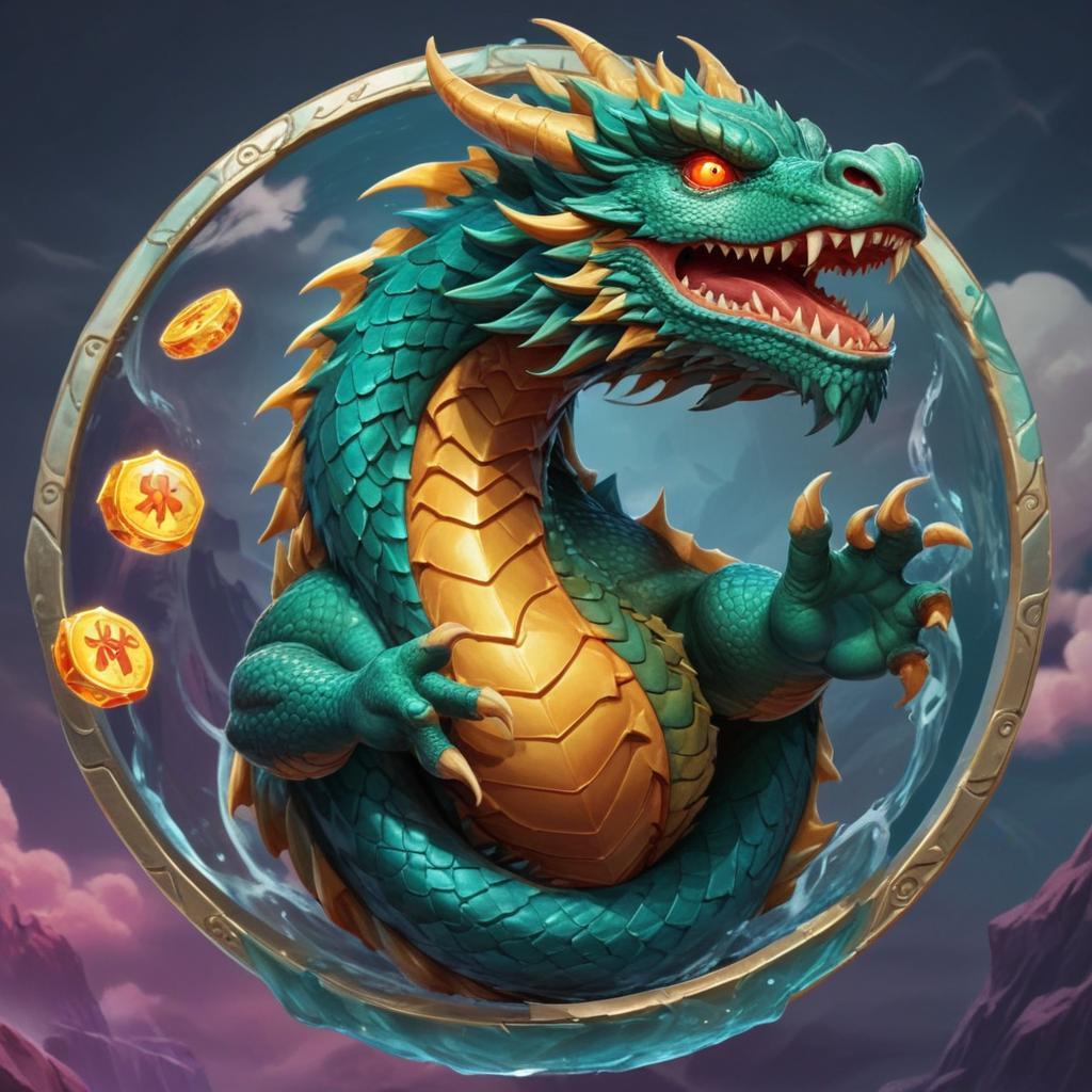 Floating Dragon Hold and Spin Lantern